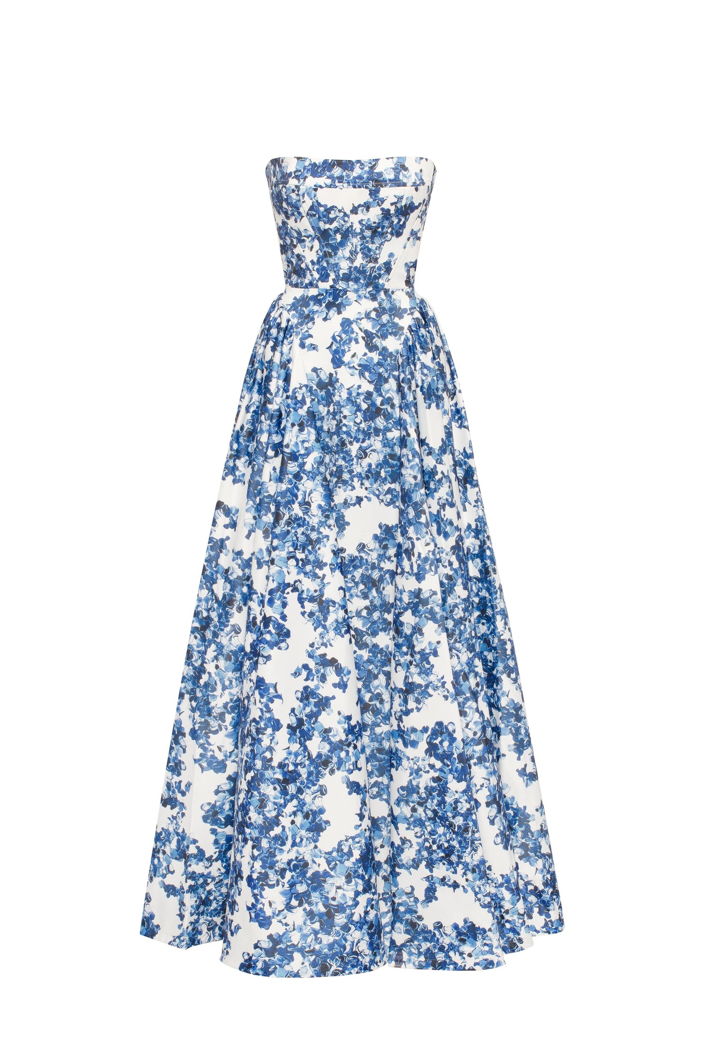 RIVA | STRAPLESS JURK MET BLOEMEN