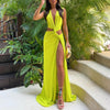 Maxi-jurk met drapering