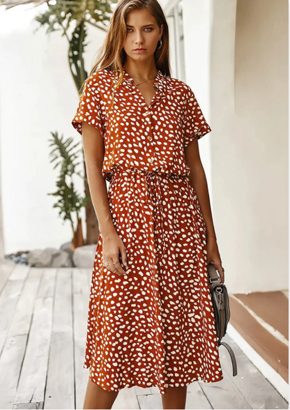 MARA | MIDI JURK MET PRINT