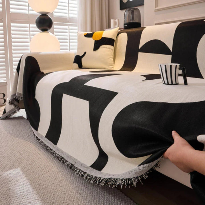 Moderne geometrische  bankhoes