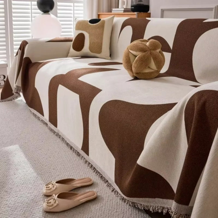 Moderne geometrische  bankhoes