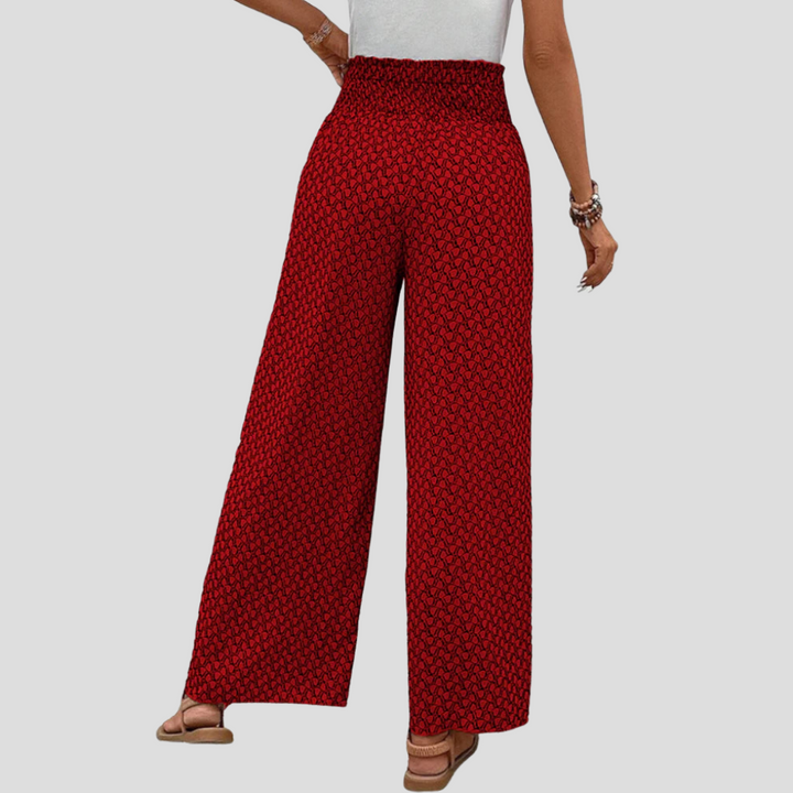 Moderne geometrische printbroek