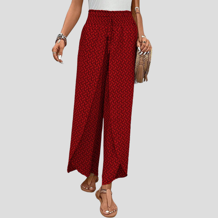 Moderne geometrische printbroek