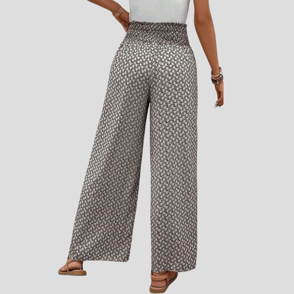 Moderne geometrische printbroek