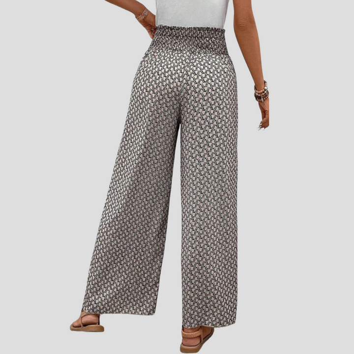 Moderne geometrische printbroek