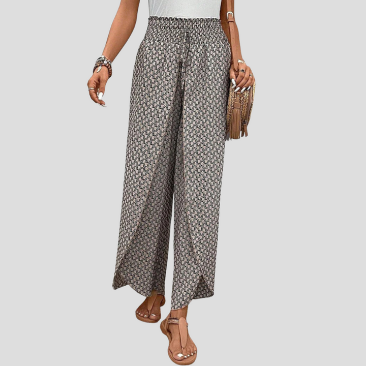 Moderne geometrische printbroek