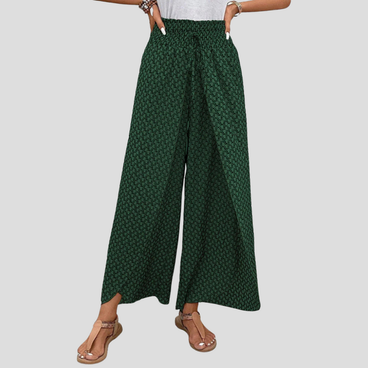 Moderne geometrische printbroek