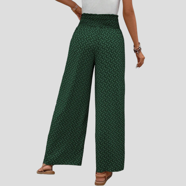 Moderne geometrische printbroek