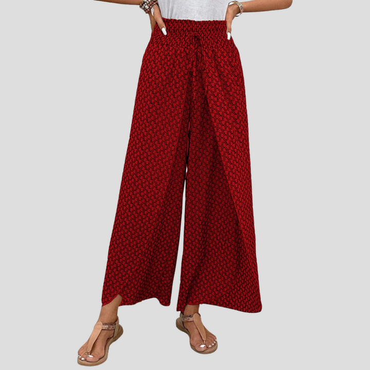 Moderne geometrische printbroek