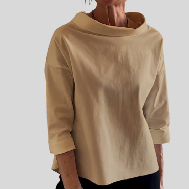 Moderne top voor dames – Strakke stijl met dagelijkse veelzijdigheid