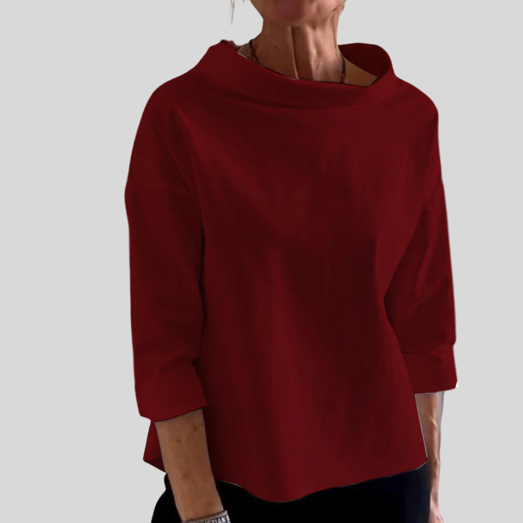 Moderne top voor dames – Strakke stijl met dagelijkse veelzijdigheid