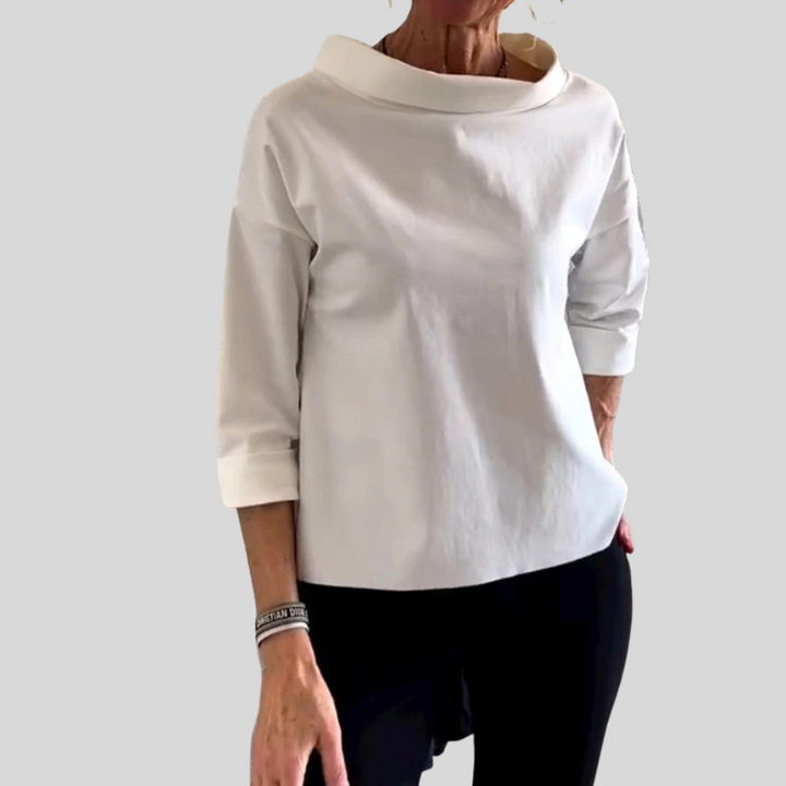 Moderne top voor dames – Strakke stijl met dagelijkse veelzijdigheid
