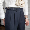 Moderne zakelijke herenbroek – strakke look met relaxte pasvorm