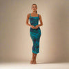 Mouwloze Bodycon Midi Jurk