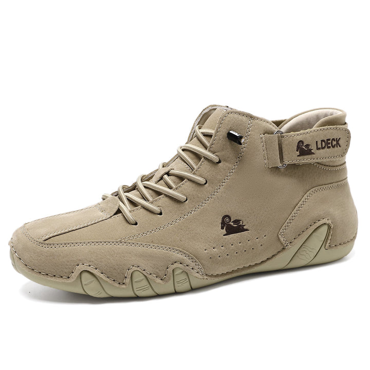 Volgende – Leren blotevoetenschoenen (unisex)