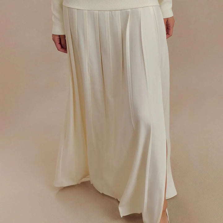 Lage Hals Maxi Jurk