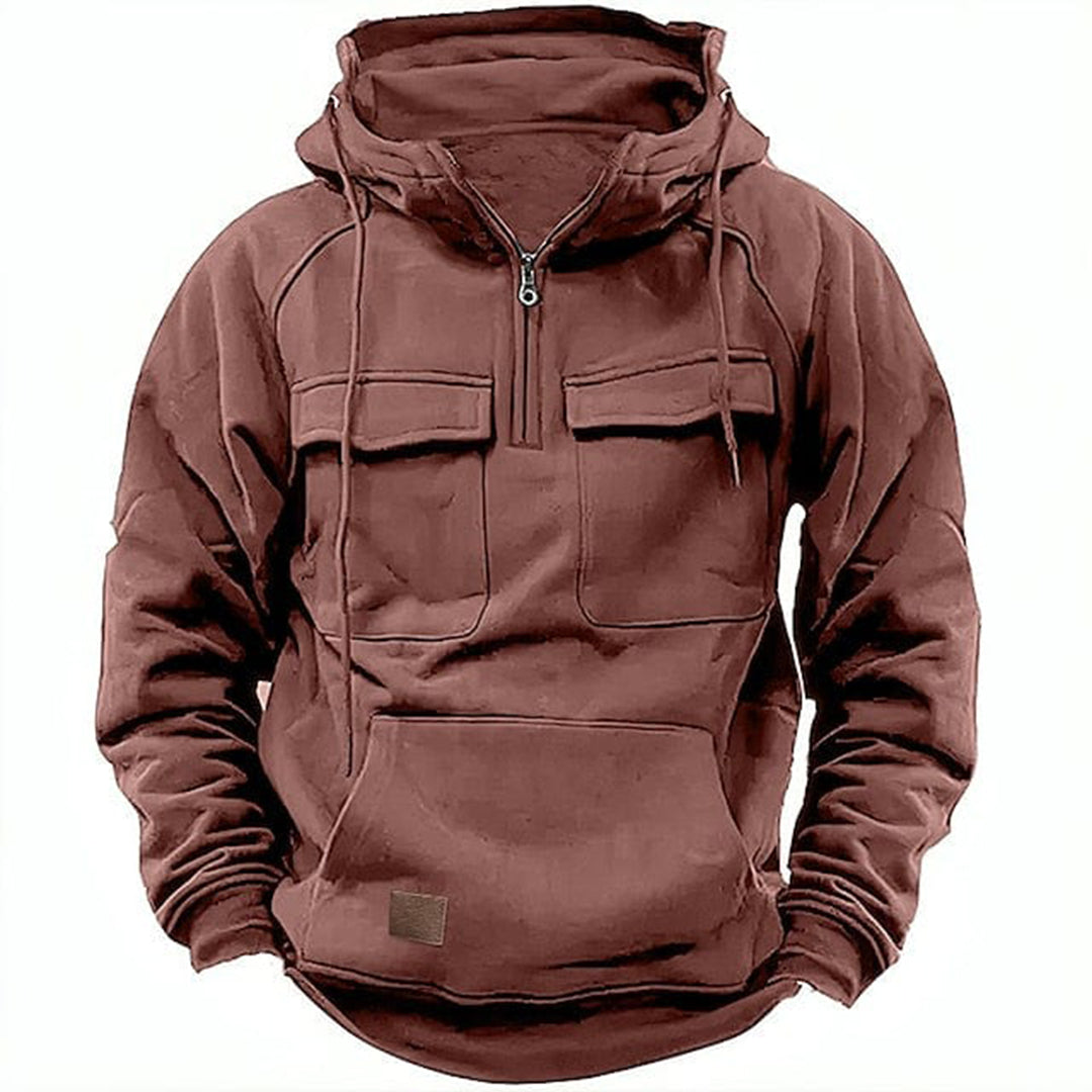 Retro motorhoodie voor heren Stoere stijl en dagelijks comfort