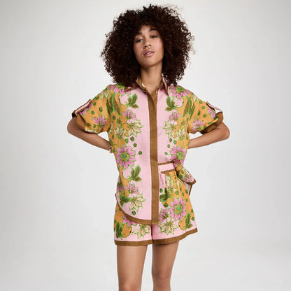 Retro Set met Bloemenprint