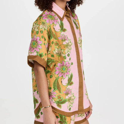 Retro Set met Bloemenprint