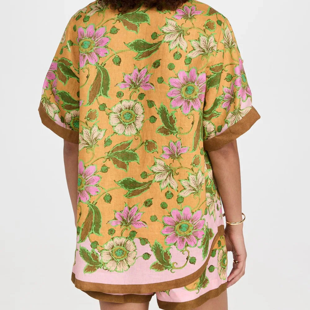 Retro Set met Bloemenprint