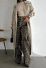 Flared broek met dierenprint
