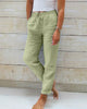 Casual linnen broek voor dames