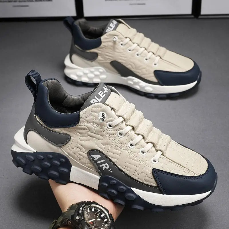 StrideMax heren sneakers met plateauzool