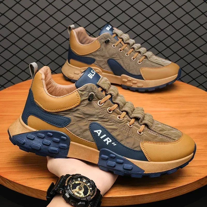 StrideMax heren sneakers met plateauzool