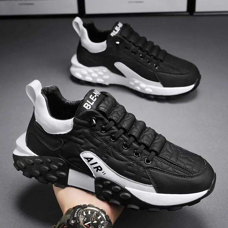 StrideMax heren sneakers met plateauzool