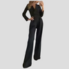 Damesjumpsuit met brede bandjes – strak silhouet