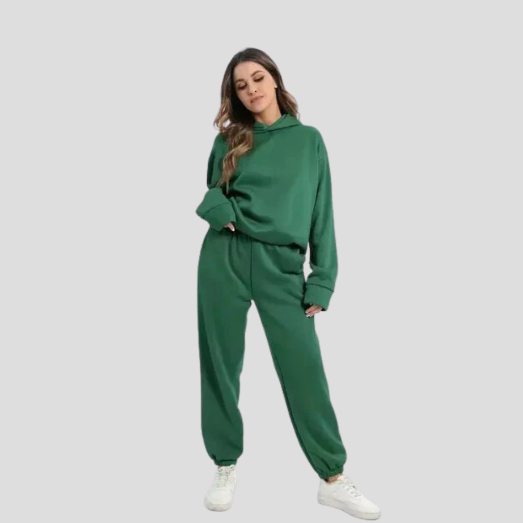 Dames hoodie & joggingset – Relaxte winter loungewear