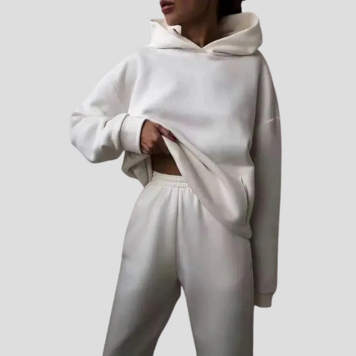 Dames hoodie & joggingset – Relaxte winter loungewear