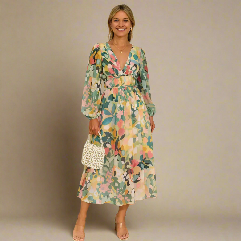 Luchtige Bloemen Maxi Jurk