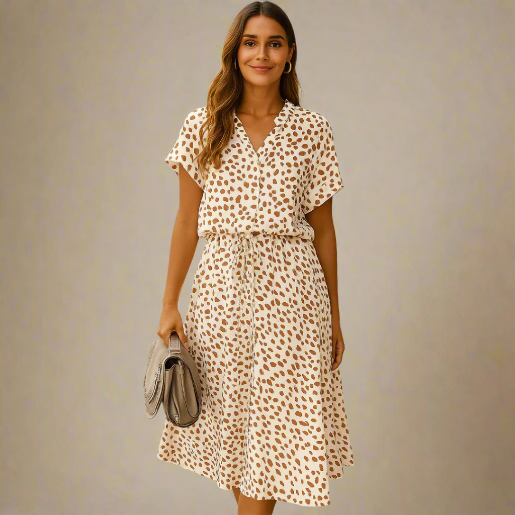 Elegante jurk met print