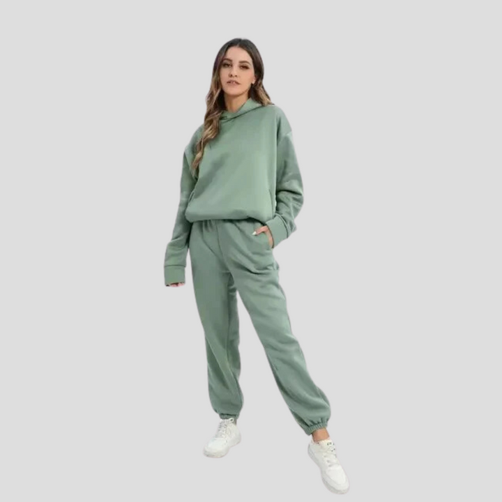 Dames hoodie & joggingset – Relaxte winter loungewear