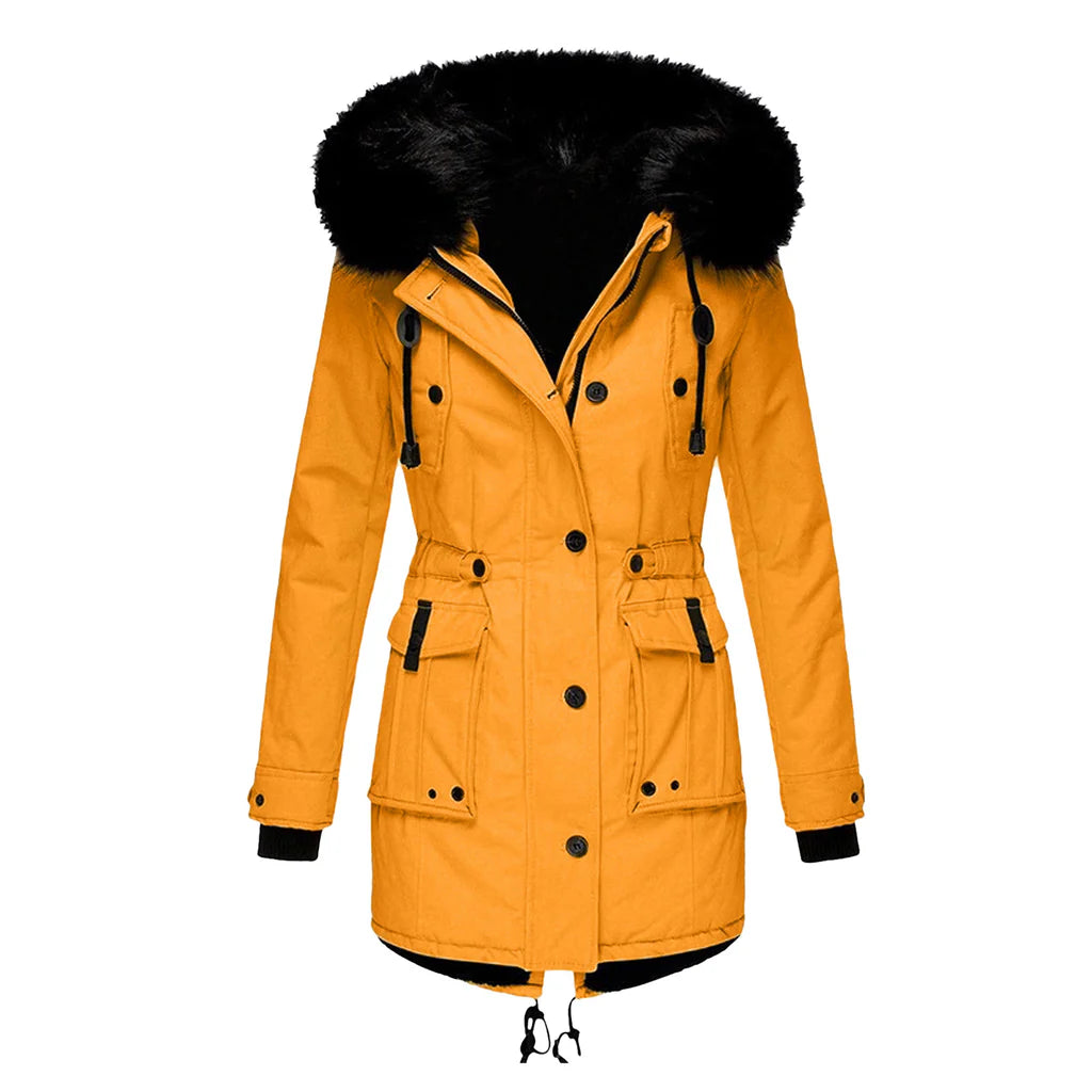 Winterjas met capuchon voor dames Stijlvolle warmte voor koude dagen