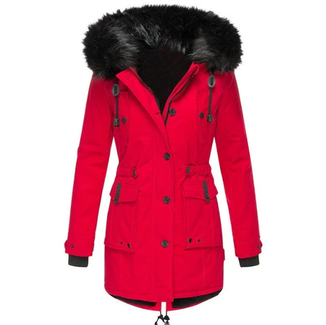 Winterjas met capuchon voor dames Stijlvolle warmte voor koude dagen