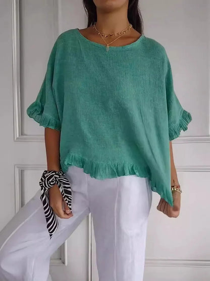 SANDRA | BLOUSE MET RUCHES