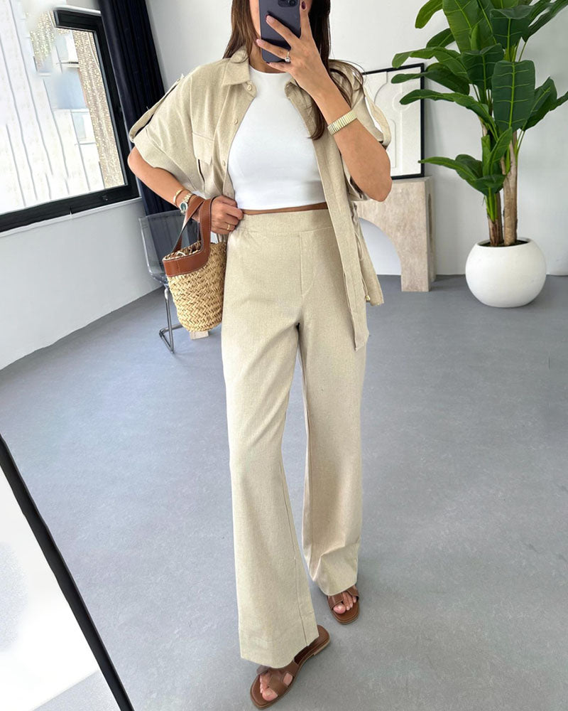 Yara - Tweedelige Casual Set met Losse Pasvorm