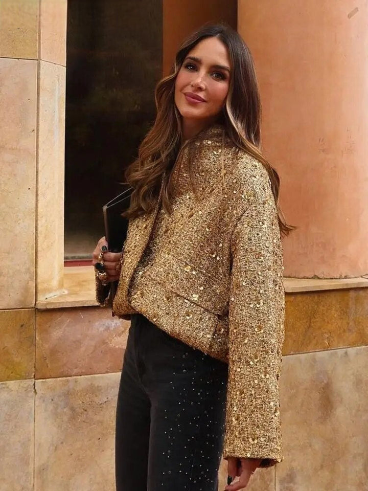 Elegante Paillettenjas