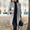 Winterjas met opstaande kraag voor dames - elegante overlaag met klassieke warmte