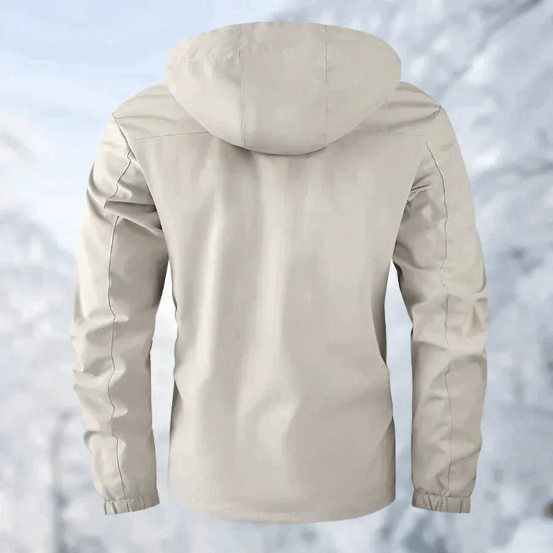 Cael – Wind- en waterafstotende capuchonjas voor heren