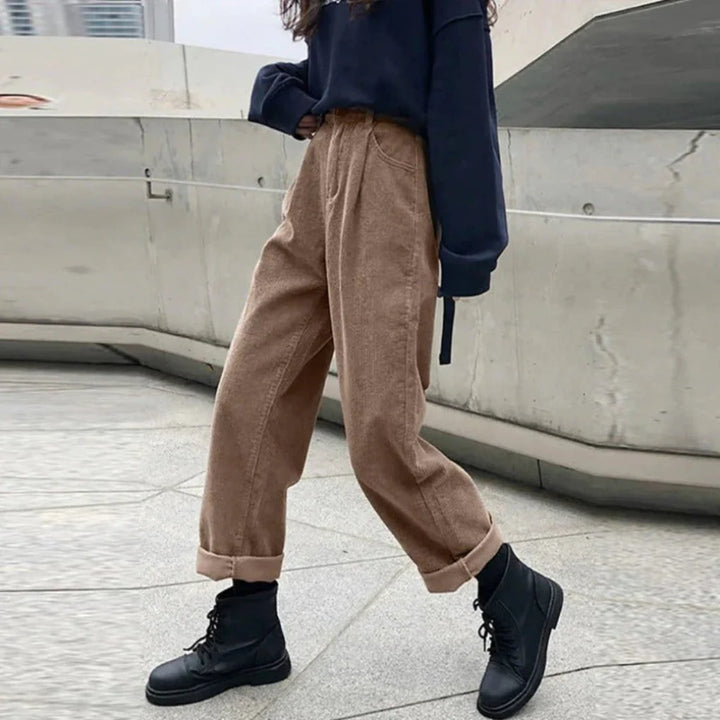Corduroy broek voor dames – rijke textuur met casual rand