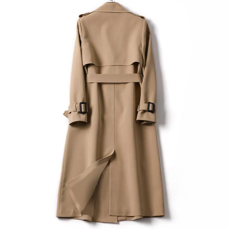 Dubbelrijige Ceintuur Trenchcoat