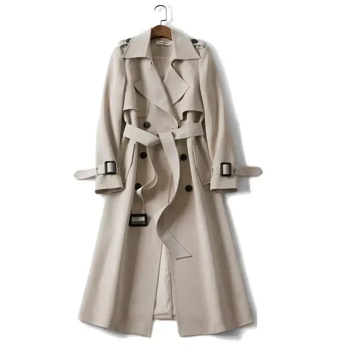 Dubbelrijige Ceintuur Trenchcoat