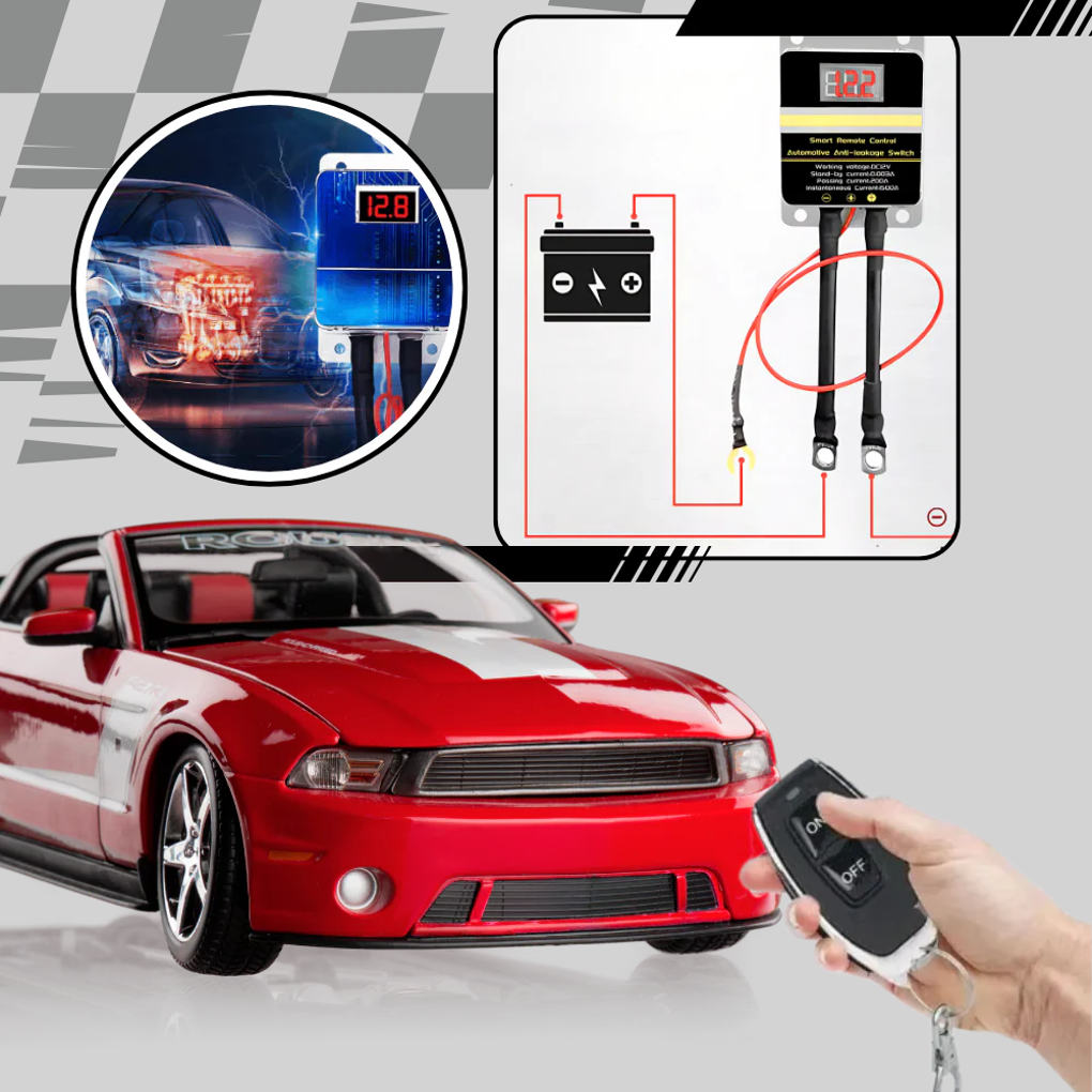 Auto Kill Switch – Apparaat voor het op afstand loskoppelen van de accu