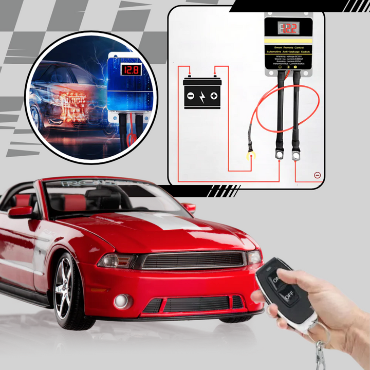 Auto Kill Switch – Apparaat voor het op afstand loskoppelen van de accu