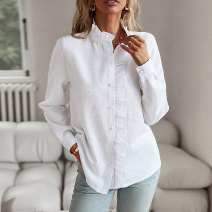 LIESBETH | ELEGANTE BLOUSE MET RUCHE