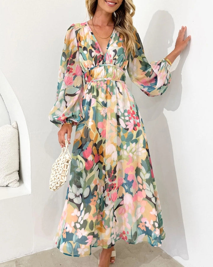 Luchtige Bloemen Maxi Jurk