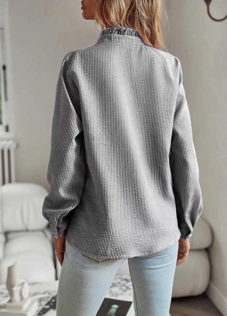 Vrijetijdsblouse Met Ruche